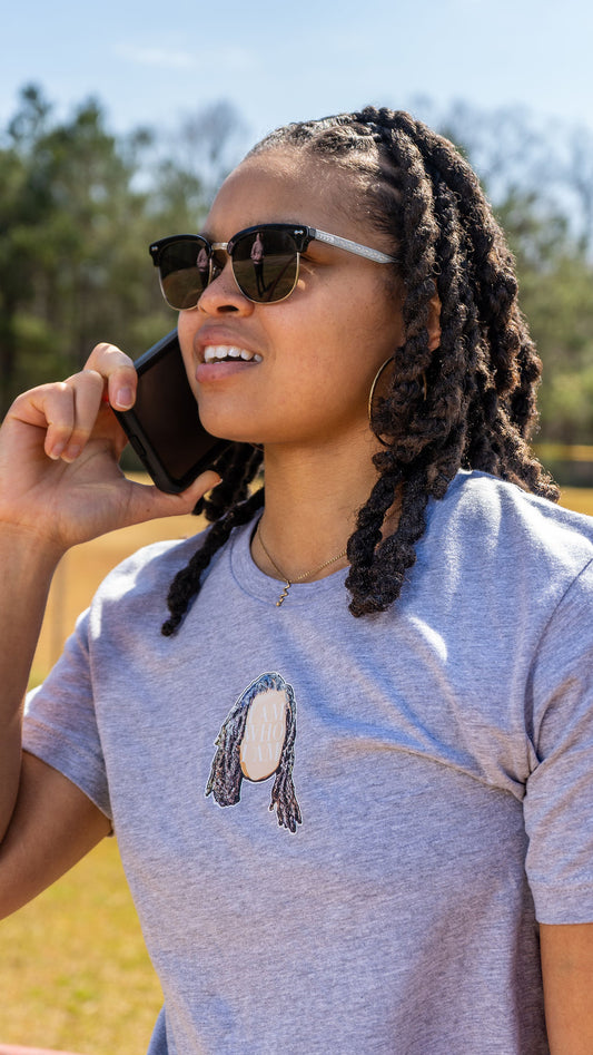 Custom Face T-Shirt - Grey