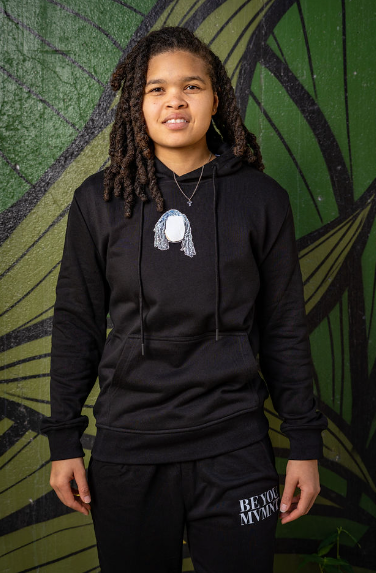 Custom Face Hoodie- Black